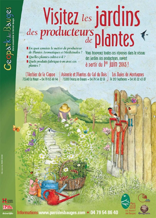 Les jardins des producteurs de plantes