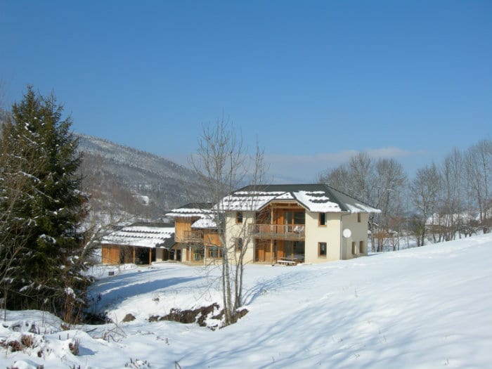 L'Herbier de la Clappe sous la neige